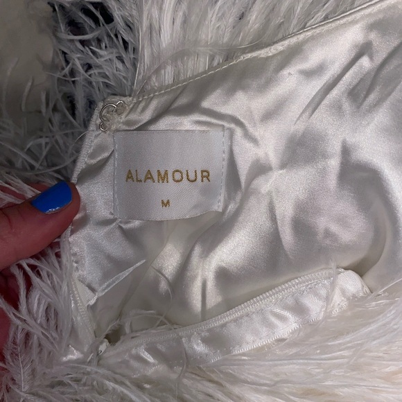 Alamour Clematis Feather Mini dress - Picture 4 of 4